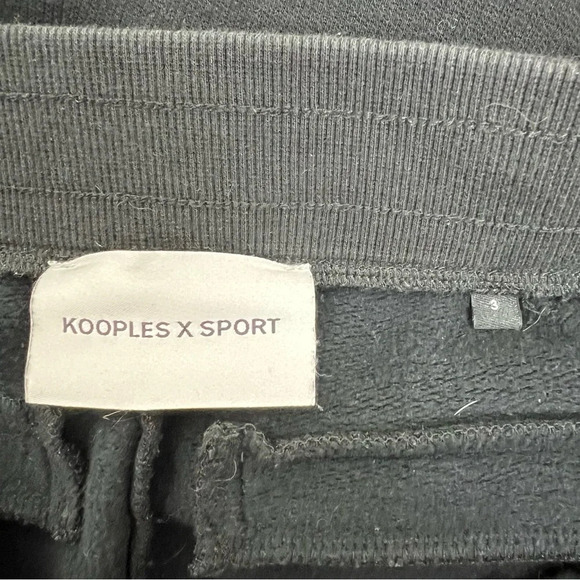 The Kooples x Sport Black Joggers Sweatpants Size 3 US L - Picture 7 of 9